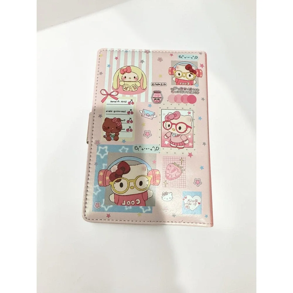 Sanrio Hello Kitty My Melody A6 Binder Planner Pink 6 Ring Journal New